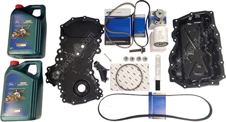 Genuine Ford Transit & Transit Custom 2L FWD Full Wet Belt Kit Includes Castrol Engine Oil