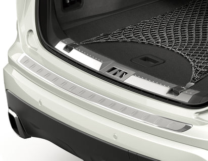 Genuine Rear Bumper Protector plate, contoured, polished and brushed stainless steel - 2422176