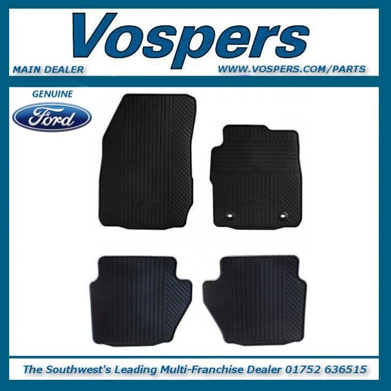 Genuine Ford Fiesta MK7 & MK8 2011 - 2017 Front & Rear Rubber Mats