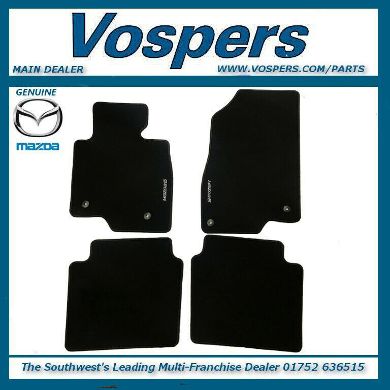 Genuine Mazda 6 Saloon 2012 - 2018 Luxury Front & Rear Tailored Carpet Mat