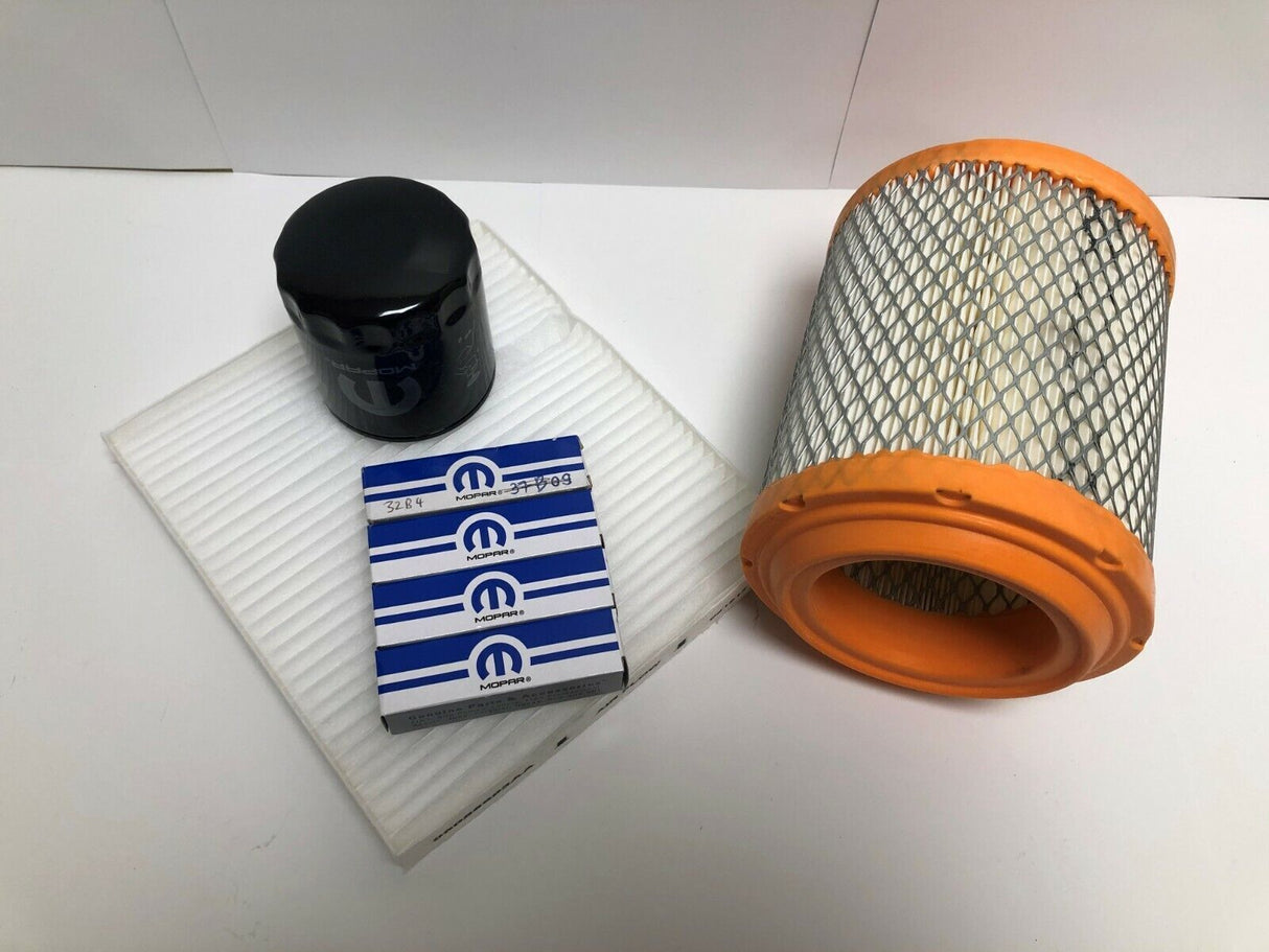 Genuine Jeep Compass 2.0 Sport Oil, Air & Pollen Filters Inc Spark Plugs