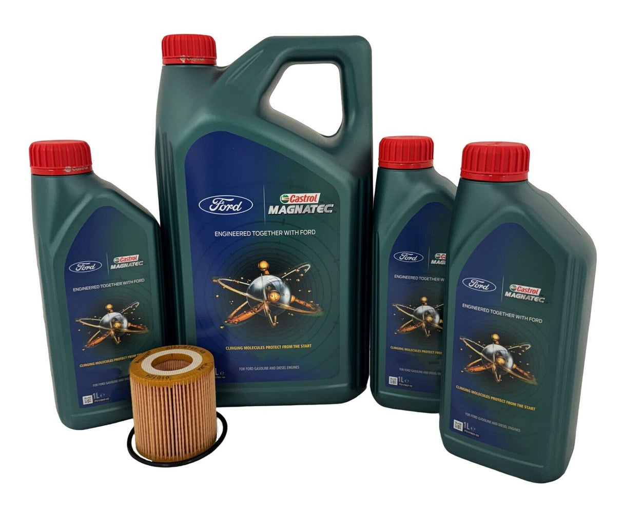 Genuine Ford Ranger 2.0 EcoBlue 2011 - Onwards 8L Castrol Oil & Oil Filter