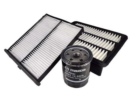 Mazda 6 CX5 SERVICE KIT Filter Set DIESEL SKYACTIV (AIR, OIL & CABIN) GENUINE