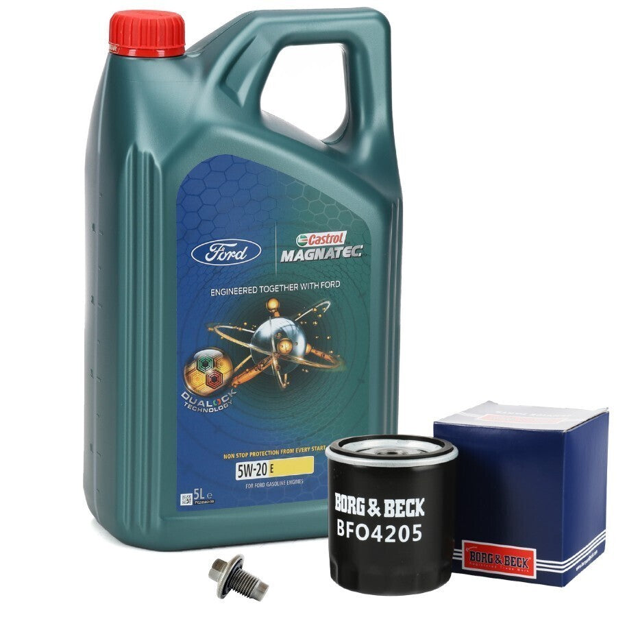 Ford Fiesta Ecoboost 1.0L 2012 Onwards Castrol Oil & Filter Service Kit