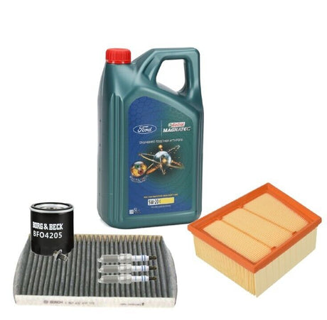 Ford Fiesta Mk8 1.1L Full Service Kit inc 5L Genuine Castrol Oil