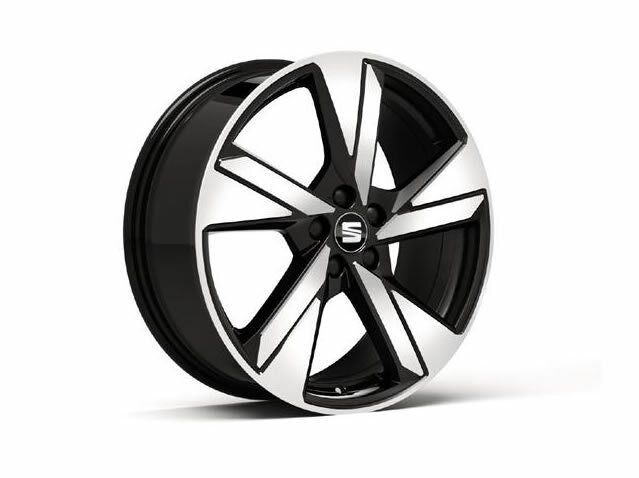 Genuine Seat Ibiza 17-21 18"Alloy Wheel x1Gloss Black 7J x 18" ET51 5 x 100mm