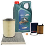 Ford Focus Mk3 1.6 TDCi Service Kit & Genuine Castrol 0w30 Engine Oil