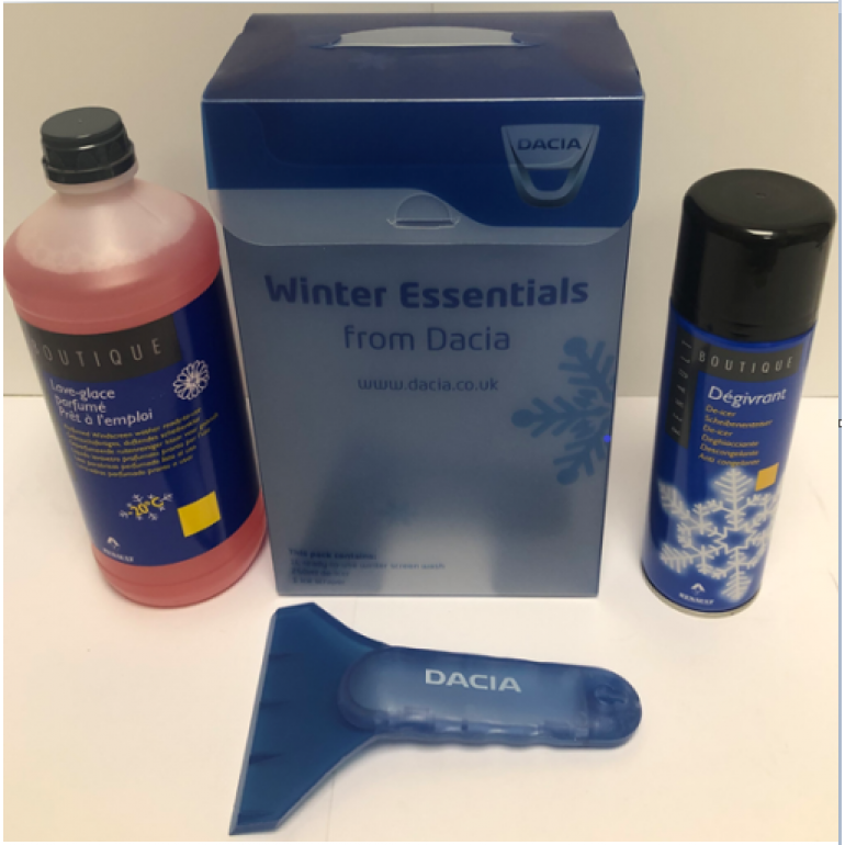 Genuine Dacia Winter Car Care Kit 7711433850 New