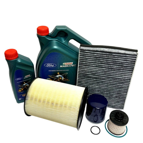 Genuine Ford Kuga 2.0 TDCi Service Kit Oil Air Cabin Diesel Filter & 6L Oil New!