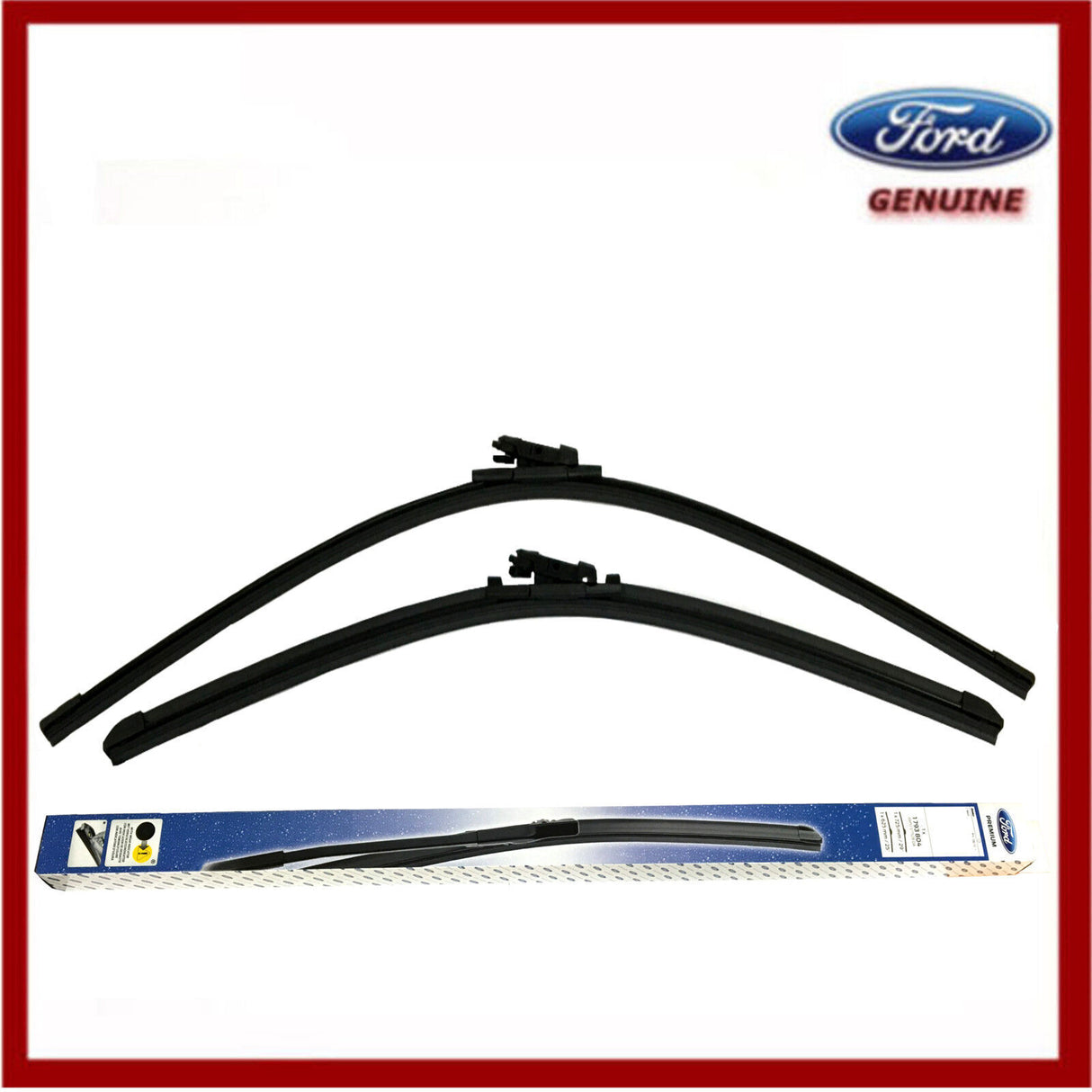 Genuine Ford C-MAX Front Flat Aero Wiper Blades 2011 Onwards 2120679 New
