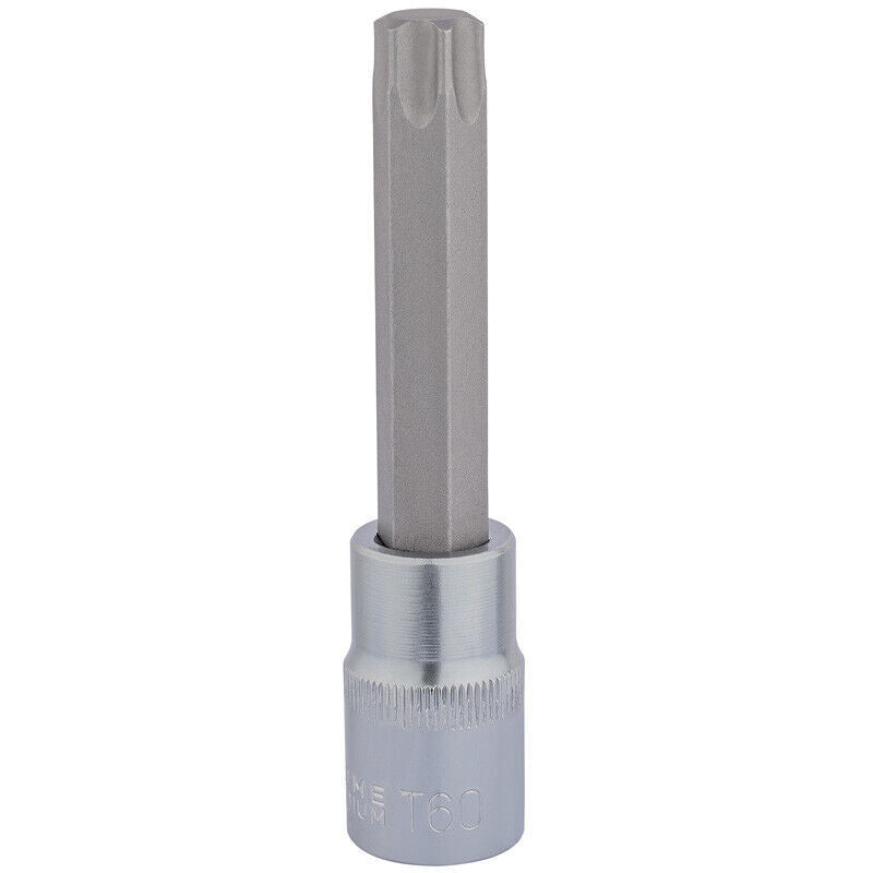 Draper 16324 T60 x 100mm 1/2" Square Drive TX Star Socket Bit