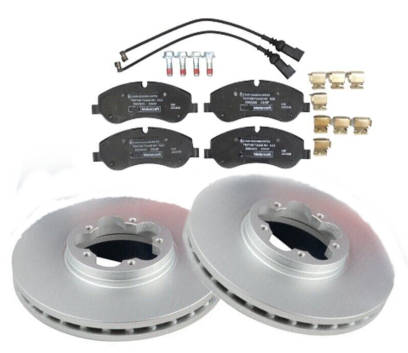 Fits: Ford Transit Custom 2012 Onwards Front Brake Discs & Brake Pads