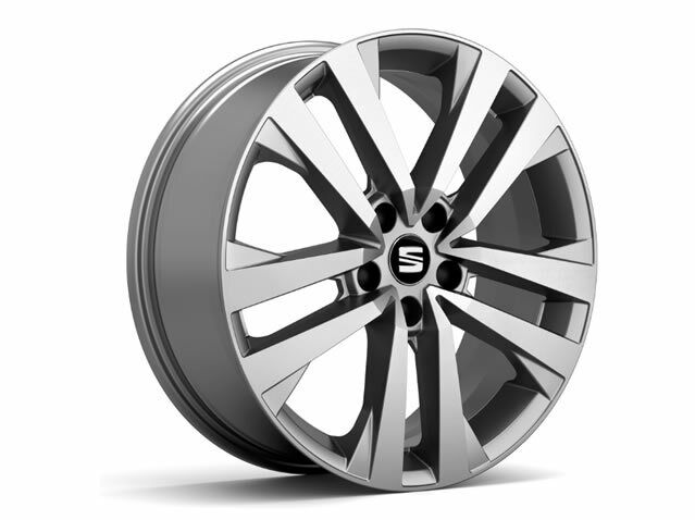 Genuine Seat Ateca 2016-2021 18" Alloy Wheel, Shiny Silver