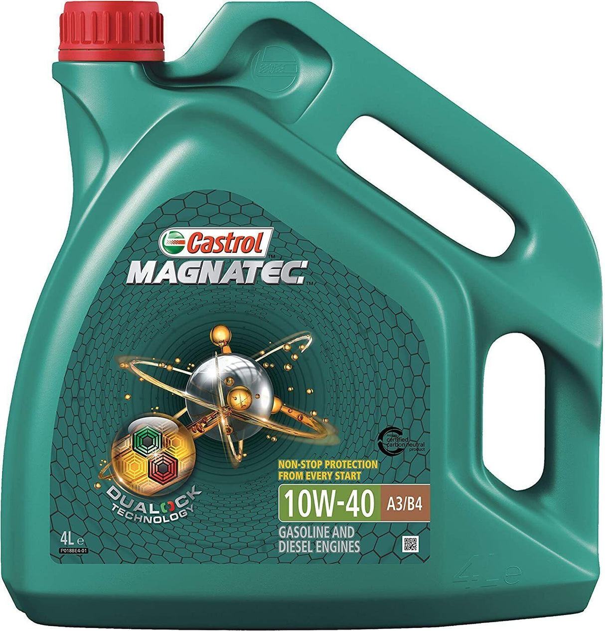 Castrol Magnatec 4L Car Engine Oil 4 Litres SAE 10W40 A3 B4 Dualock Technology