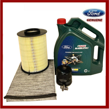 Genuine Ford Kuga 1.5 Ecoboost 2013-2020 Service Kit Castrol Oil 5w30 - 2344119