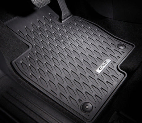 Genuine Mazda CX-5 2017 Onwards All Weather Rubber Floor Mat Set KB9GV0351
