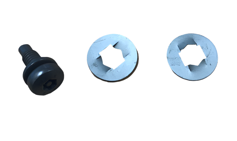 Genuine Dacia Duster Spare Wheel Kit Fixings - Clips & Bolt. New!