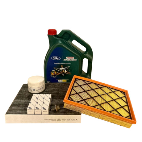 Genuine Ford Focus MK4 2018- 1.0L EcoBoost Full Service Kit inc 5w20 Castrol Oil
