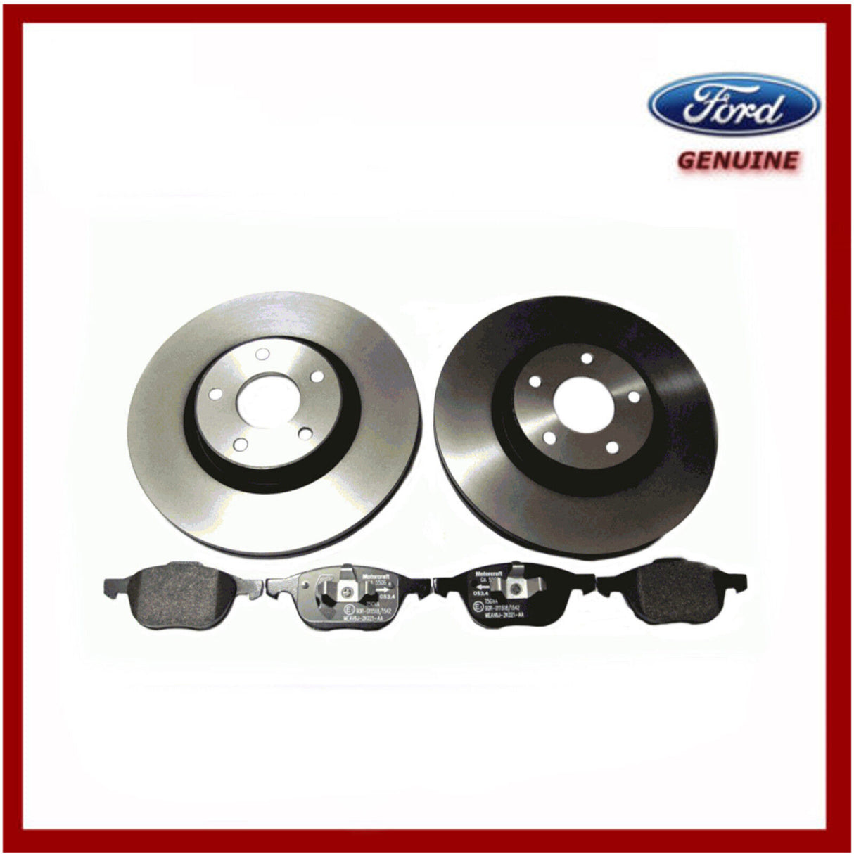 Genuine Ford Focus ST225 Rear Brake Discs & Brake Pads Set 2006-2011