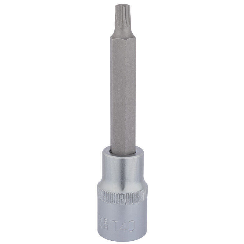 Draper 16313 T40 x 100mm 1/2" Square Drive TX Star Socket Bit