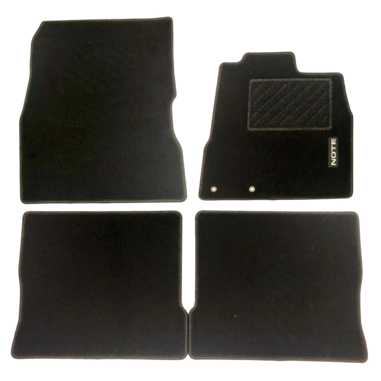 Genuine Nissan Note Car Floor Mats Textile Front & Rear Set of 4 KE7553VV20 New!