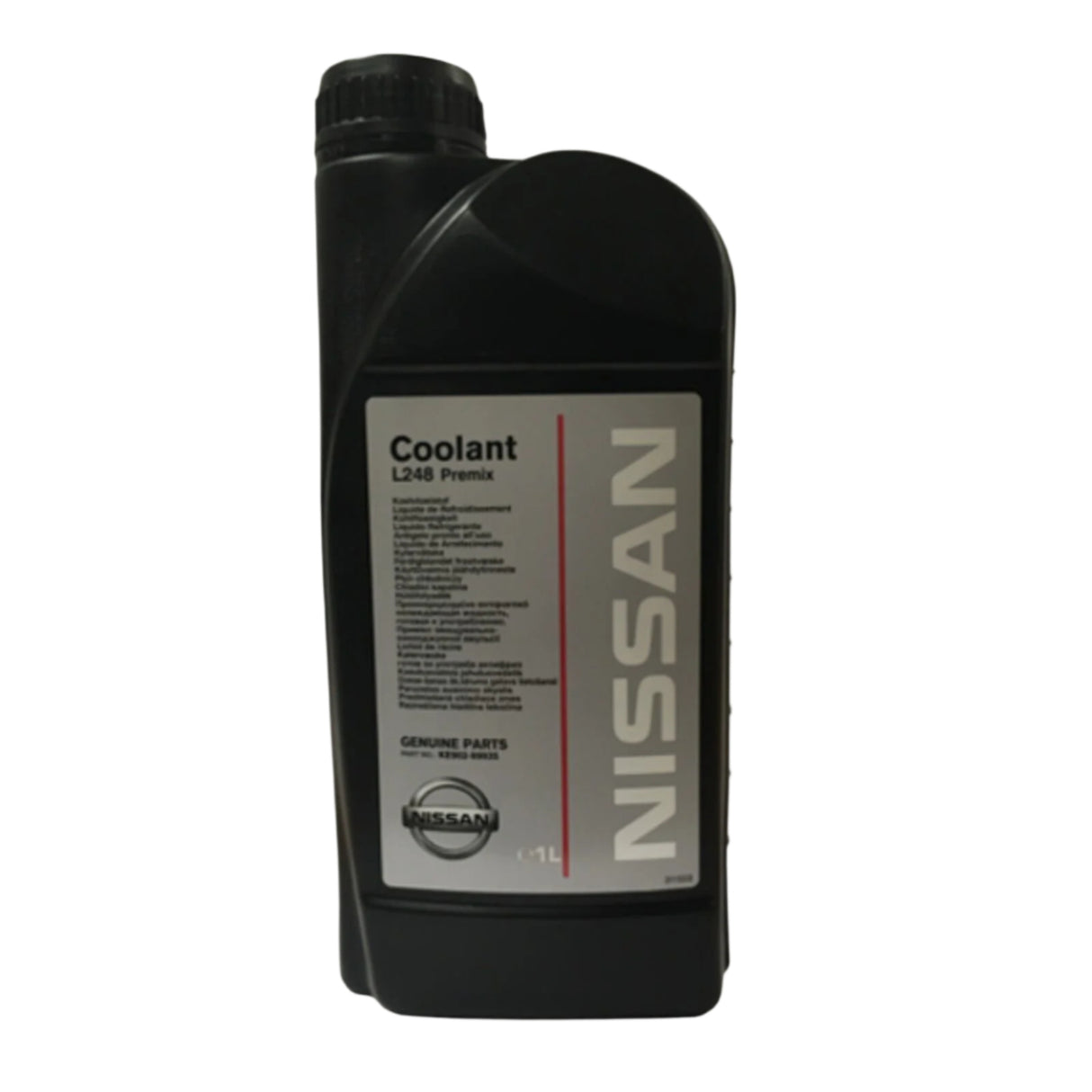 Genuine Nissan L248 Premix Antifreeze 1 Litre Coolant