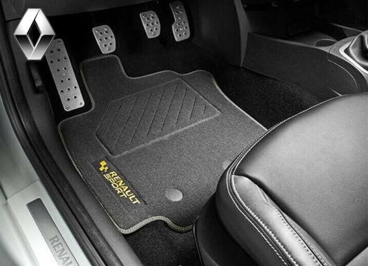 Genuine Renault Clio MK3 RHD Inc Sport 197 & 200RS Renault Sport Carpet Car Mats