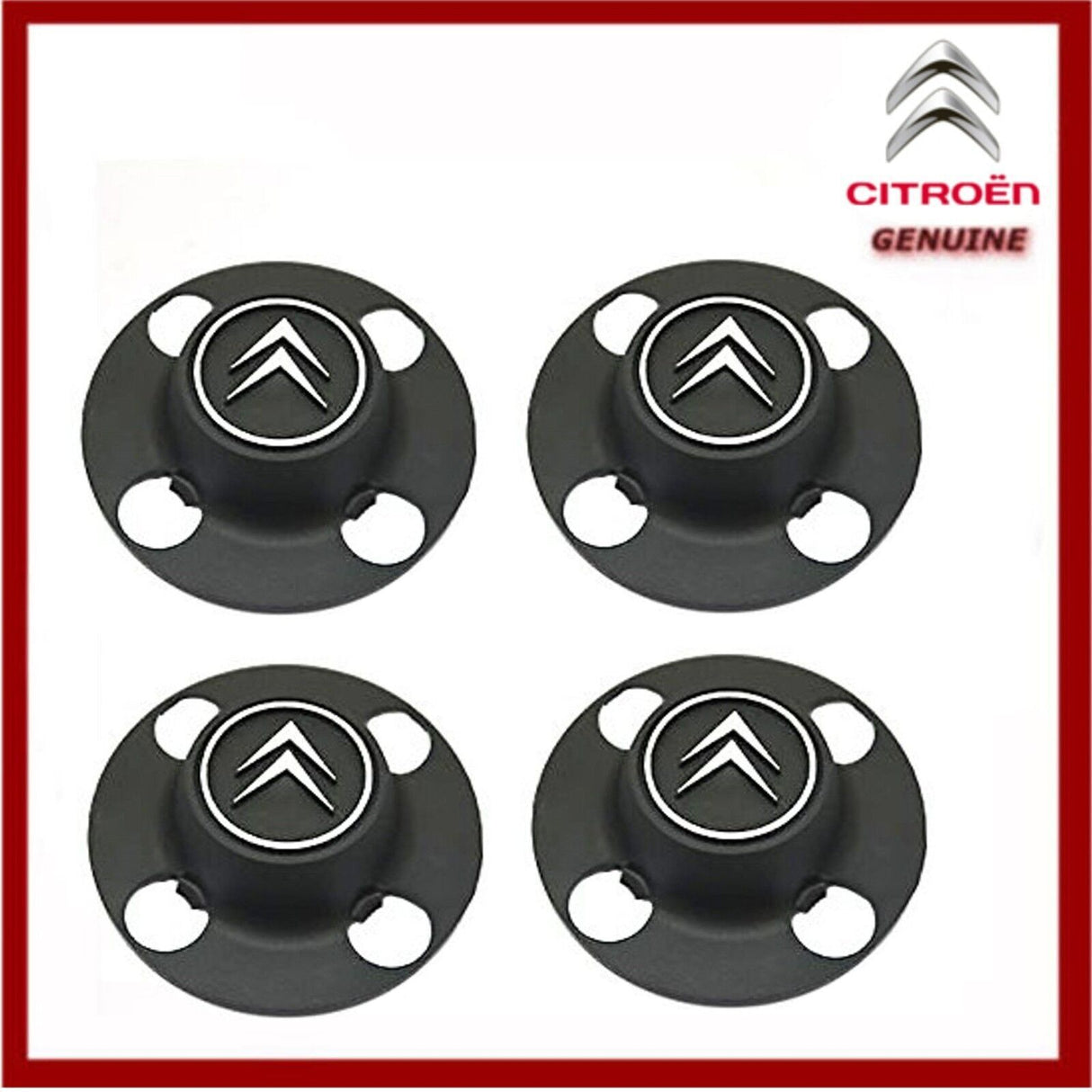 Genuine Citroen Berlingo Set of 4 Wheel Trims / Centre Caps Fits 14" Wheels