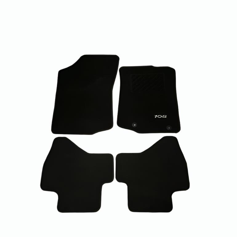 Genuine Peugeot 108 Front & Rear Tailored Carpet Mats 1610821780