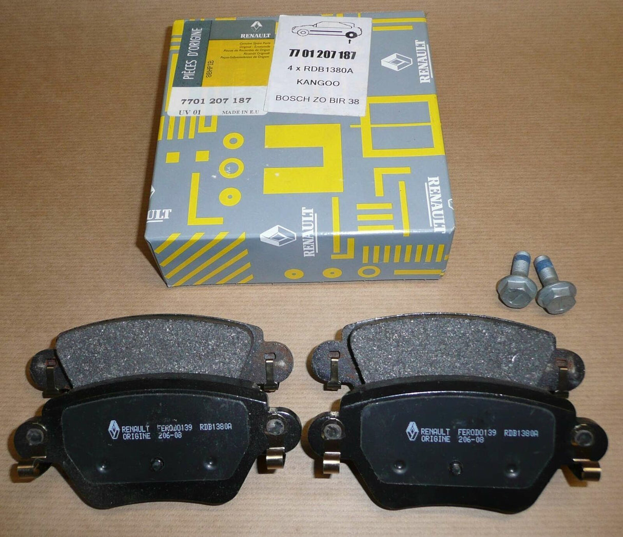 Genuine Renault Kangoo MK1 Rear Brake Pads