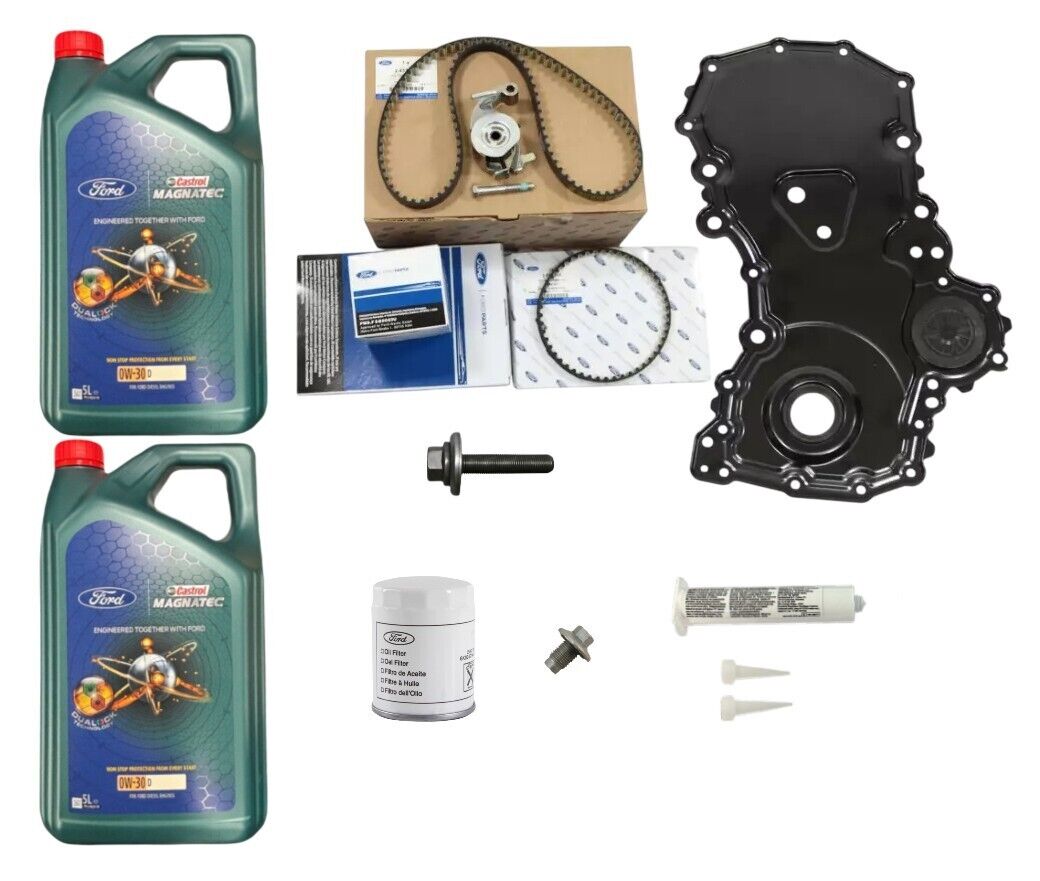 Genuine Ford Transit MK7 & Custom 2L FWD 2016- Wet Belt Kit & 10L Castrol Oil