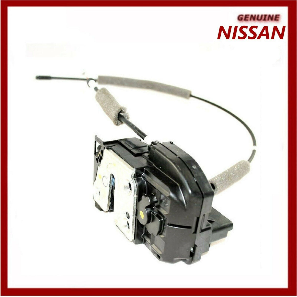 Genuine Nissan Navara Drivers Side Front Door Lock Mechanism. 80500EB32A . New