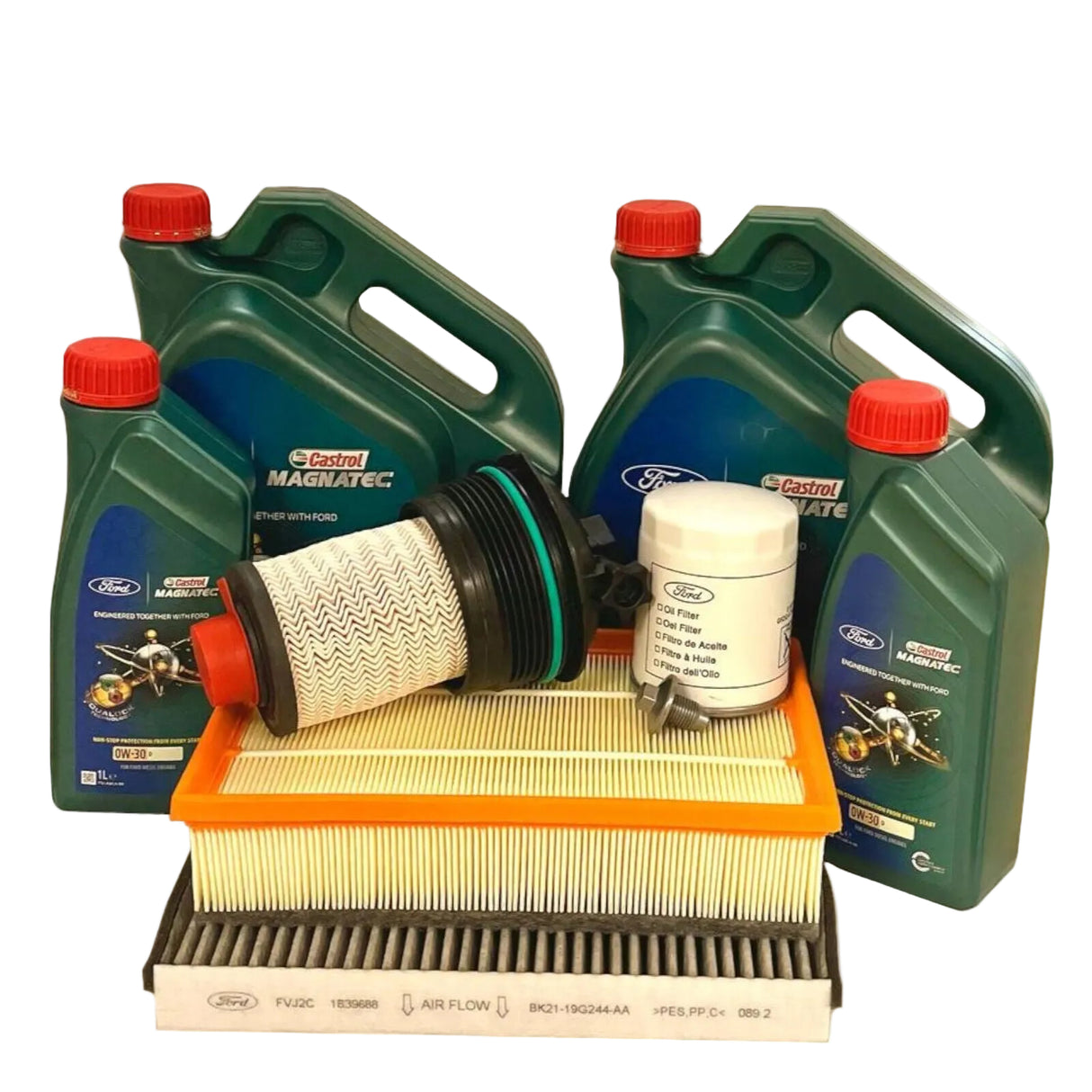 Genuine Ford Transit 2014> 2.0L Ecoblue Full Service Kit Inc Oil