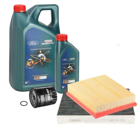 Ford Edge 2.0 TDCI Service Kit inc Genuine Castrol 0w30 Engine Oil