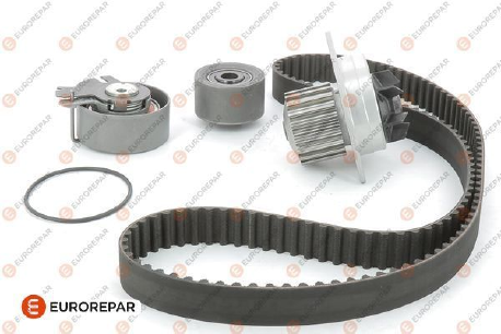 Peugeot 307 206 Partner & Citroen C3 Eurorepar Timing Belt & Water Pump Kit