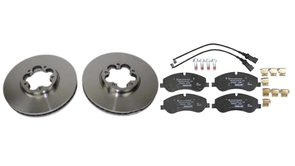 Genuine Ford Transit RWD 2014 Onwards Front Brake Discs and Pads