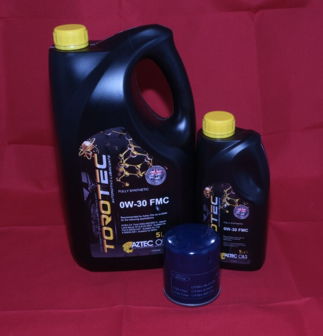 Genuine Ford 2L Duratorq Oil Filter & 0W30 OEM Oil