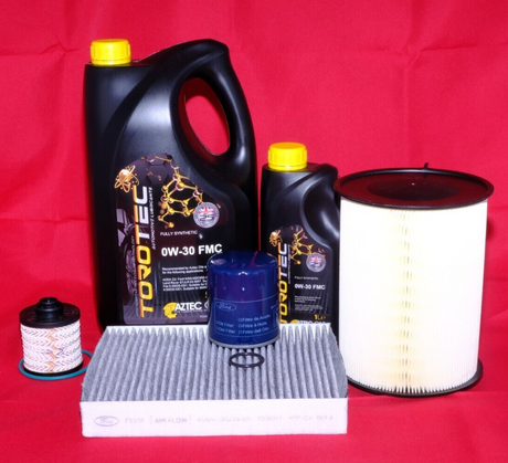 Genuine Ford Focus 2.0 TDCI 2014-2019 Full Service Kit inc OEM 0W30 Oil 2344121