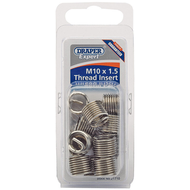 Draper 21710 M10 x 1.5 Metric Thread Insert Refill Pack (12)