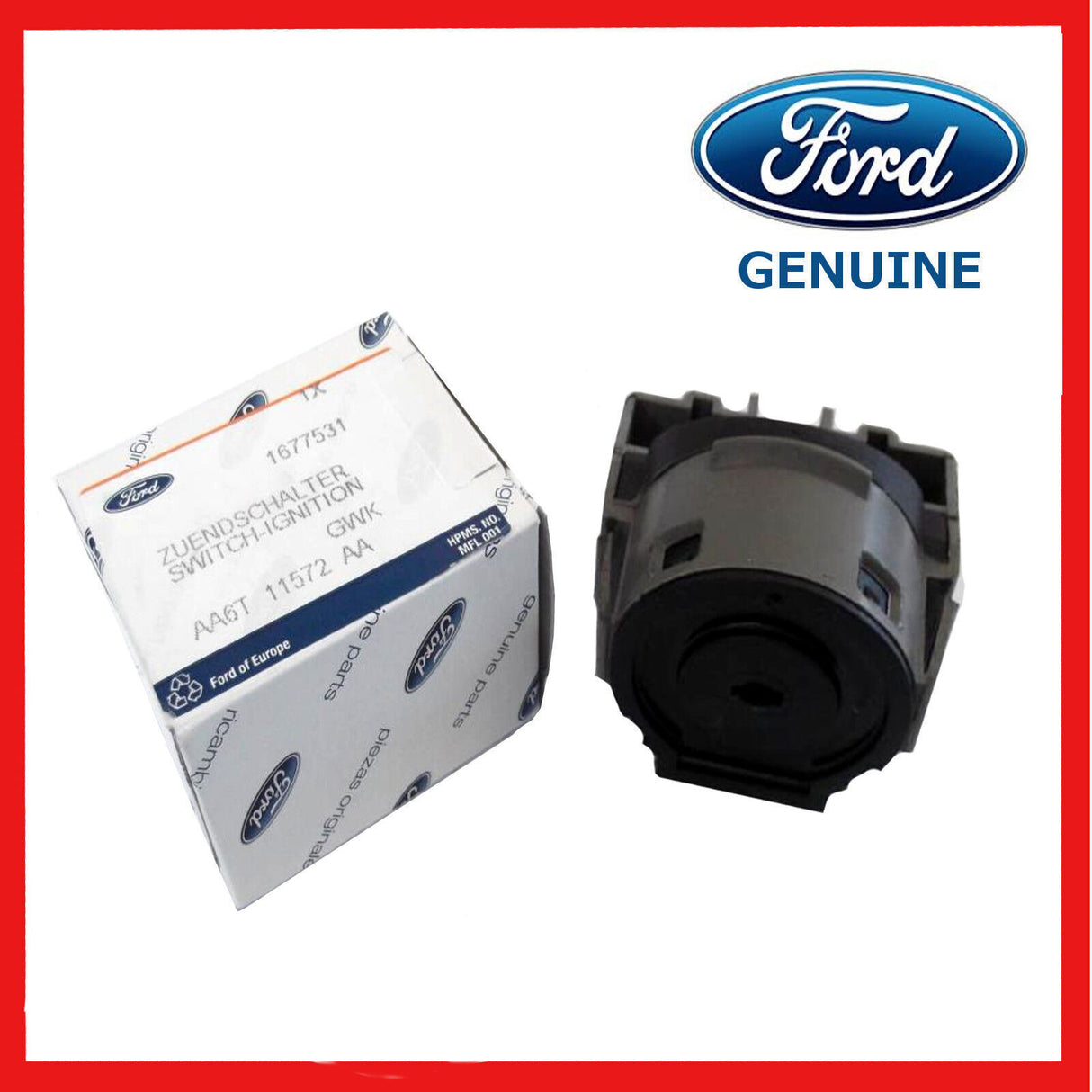 Genuine Ford Fiesta Focus C-Max Mondeo Galaxy S-Max & Transit Ignition Switch