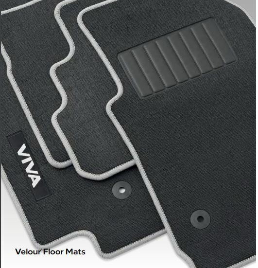 Genuine Vauxhall Viva 2013-2019 Front & Rear Velour Mats 39090613 New!