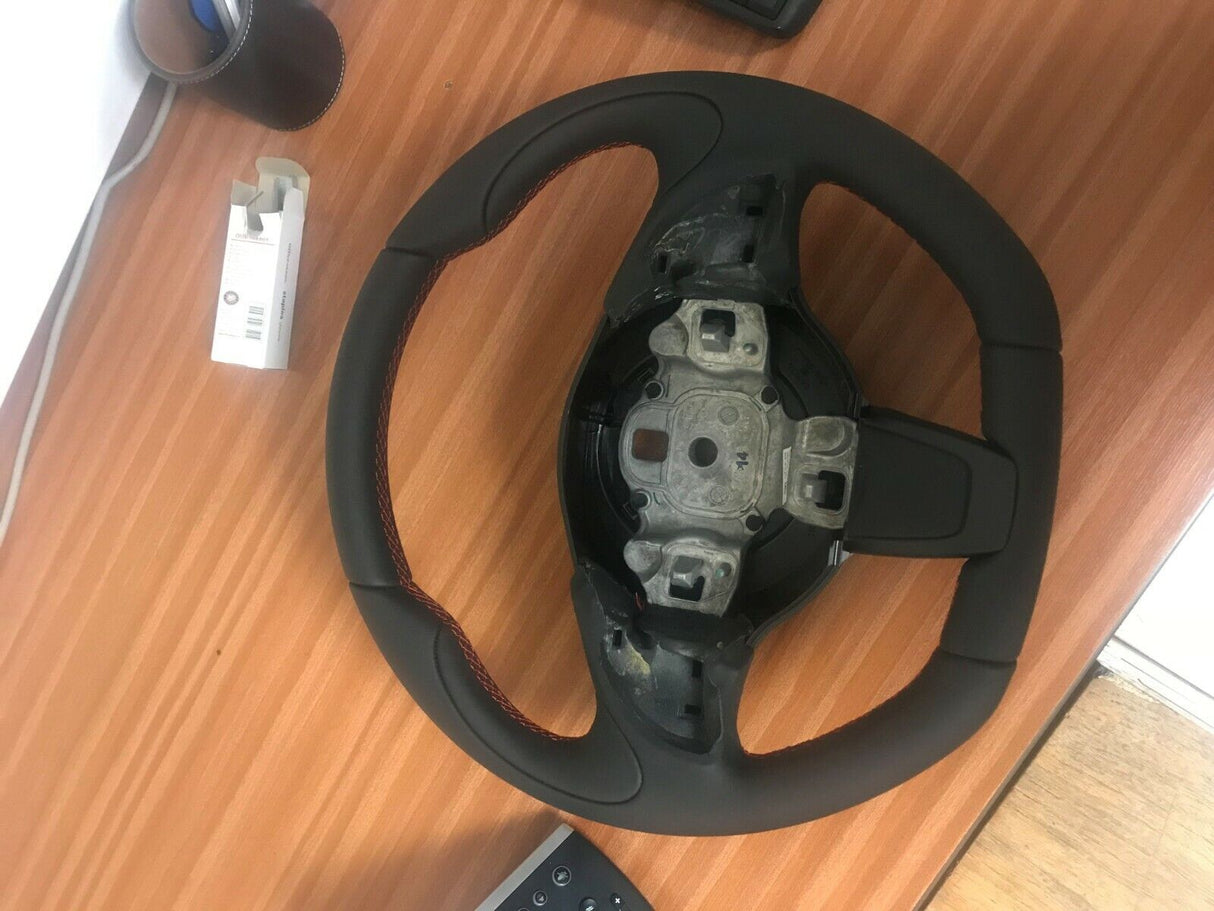 Genuine Fiat 500 2012 - 2015 Red Stitching Steering Wheel 71773603 OBS