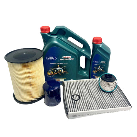 Genuine Ford Mondeo 2.0 TDCI Full Service Kit inc 0W30 Castol Engine Oil 2344121