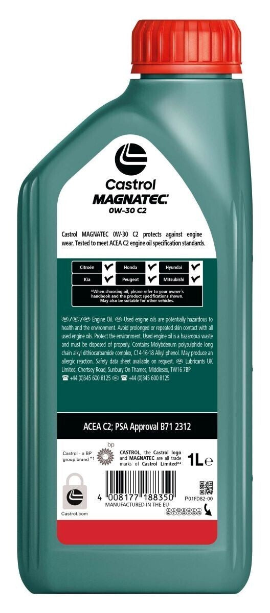 Genuine Castrol Magnatec Stop-Start 0W30 C2 1L