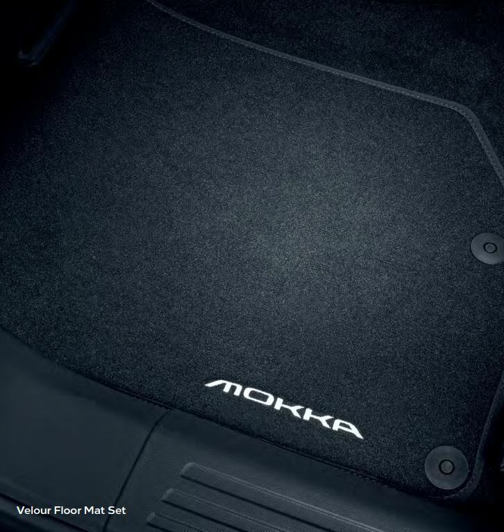 Genuine Vauxhall Mokka 2021-On Front & Rear Velour Floor Mats 1671151880 New!