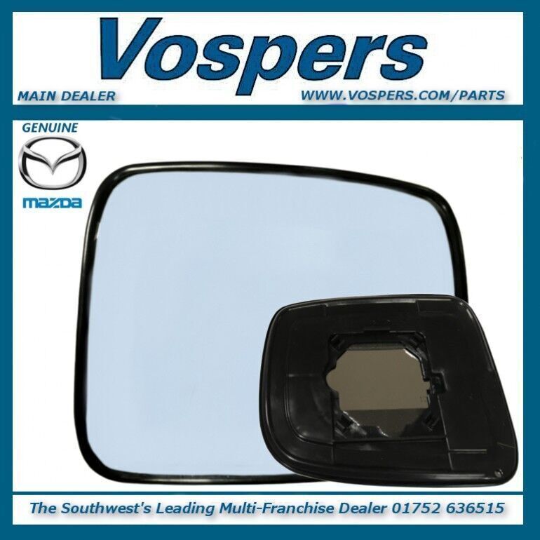 Genuine Mazda Bongo & Ford Freda O/S R/H Mirror Glass With Backing Plate
