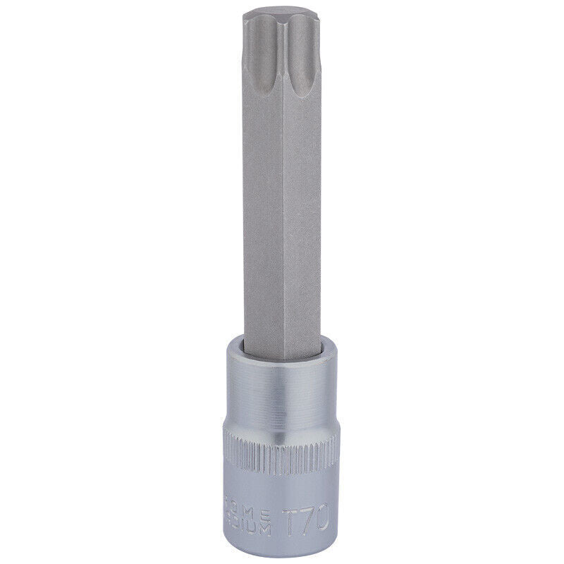 Draper 16327 T70 x 100mm 1/2" Square Drive TX Star Socket Bit