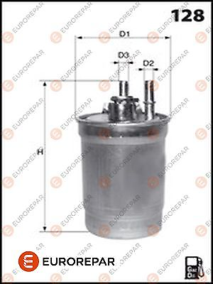 Ford Focus 01-05 & Transit Connect 02-05 1.8L Duratorq Eurorepar Fuel Filter