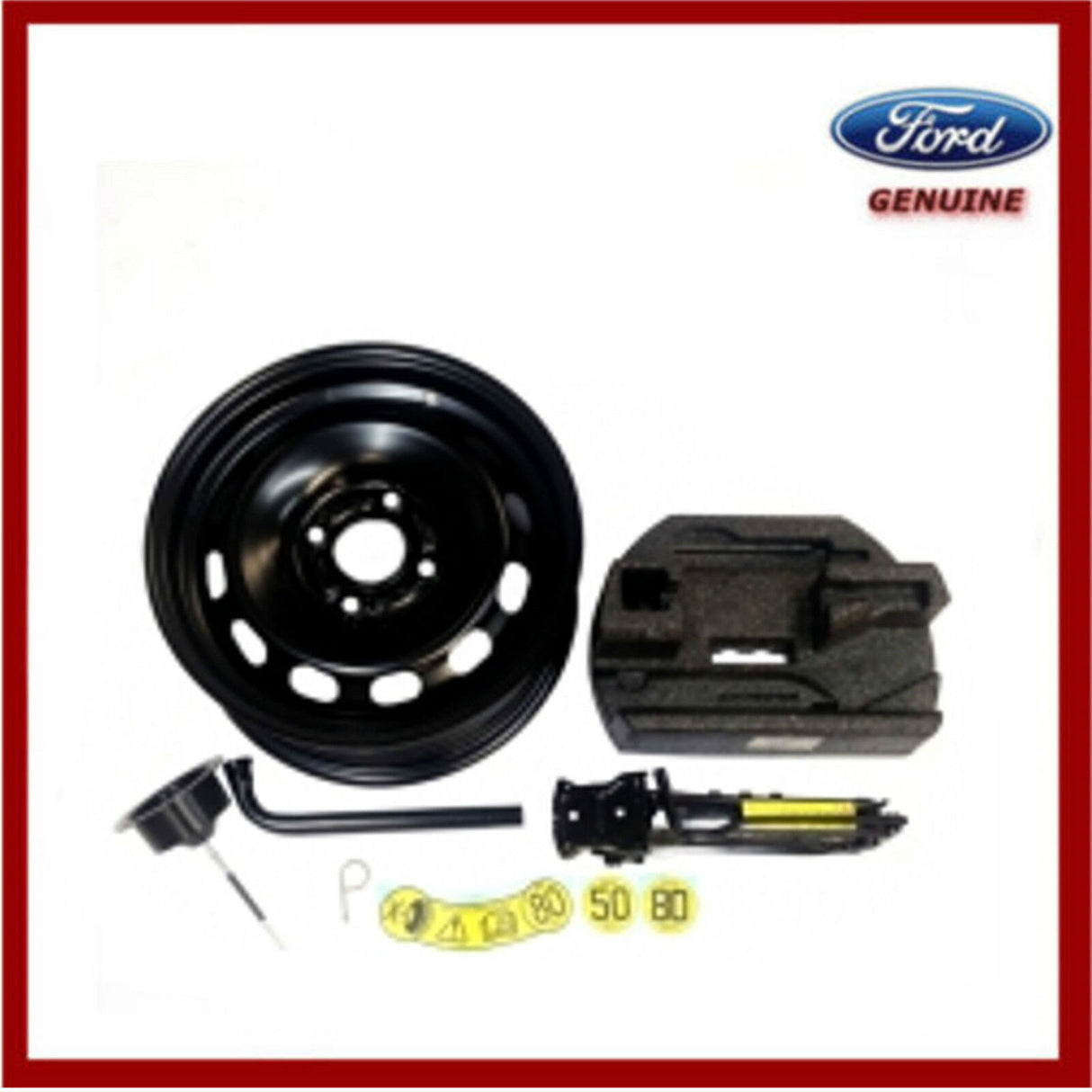 Genuine Ford Fiesta MK7 & MK8 2008-2017 Spare Wheel Kit 14". 1789081