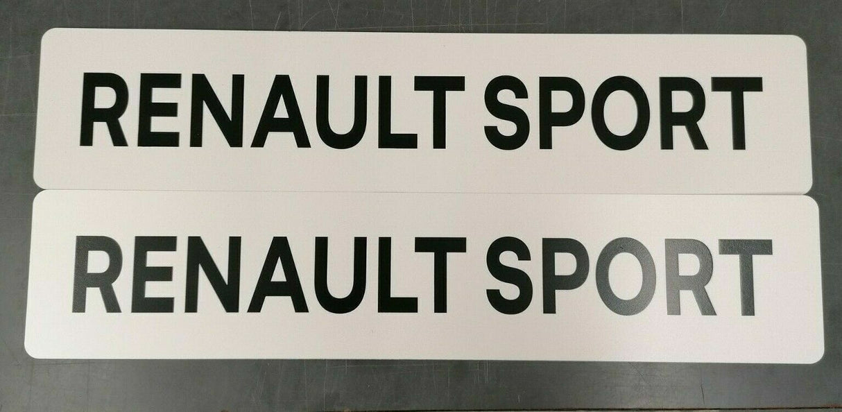 Genuine Renault Sport Show Plates Set. New! 7711780530